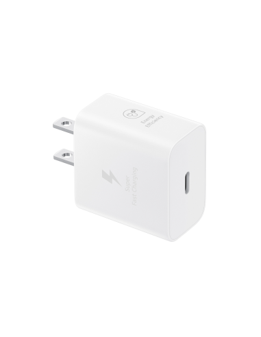 CHARGEUR SAMSUNG 25W C-TO-C AVEC CABLE BLANC