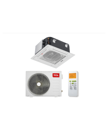 CLIMATISEUR TCL 36000 CASSETTE INVERTER + FAÇADE  "sans installation"