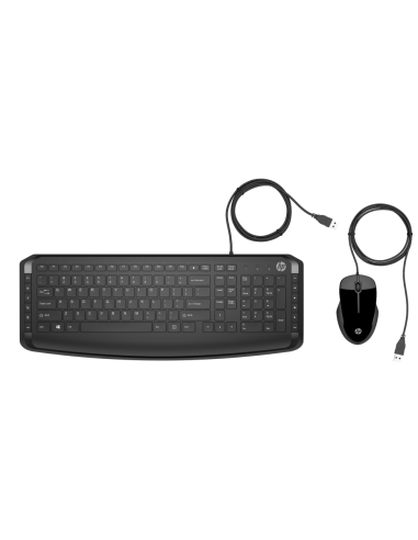 CLAVIER ET SOURIS FILAIRES HP 200 AZERTY