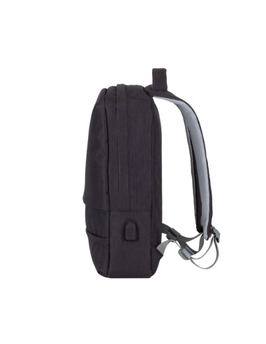 SAC À DOS RIVACASE BLACK AVEC SOURIS