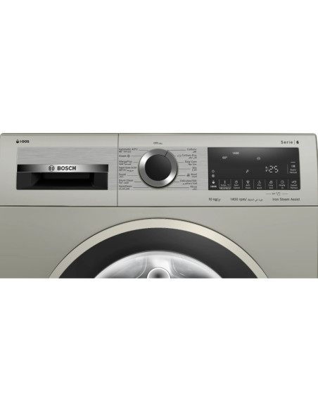 MACHINE A LAVER  BOSCH 10KG 1400TR I-DOS SERIE 6 INOX