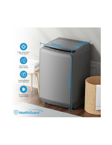 MACHINE A LAVER  MIDEA TOP LOADING FULL AUTO 10,5 KG GREY