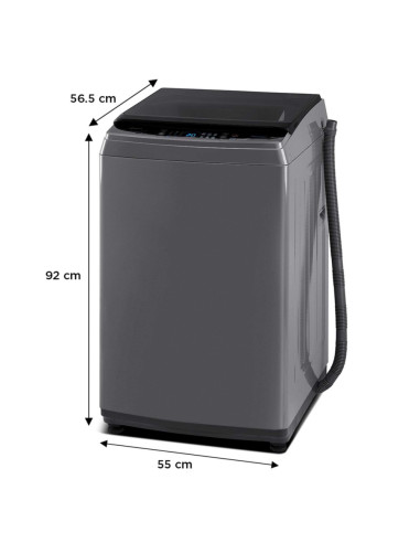 MACHINE A LAVER  MIDEA TOP LOADING 8KG SILVER