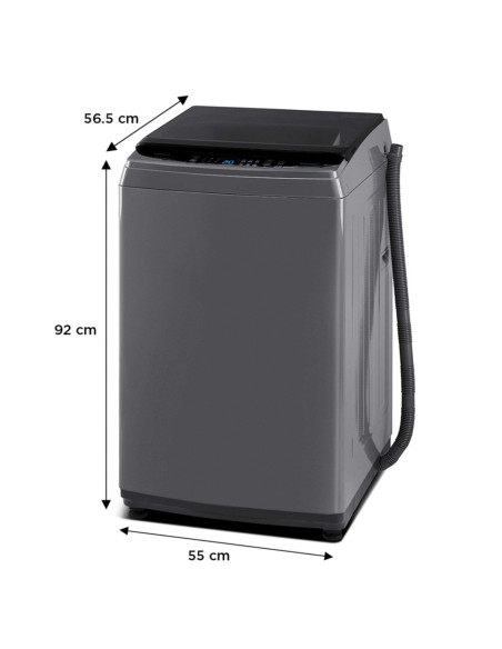 MACHINE A LAVER  MIDEA TOP LOADING 8KG SILVER