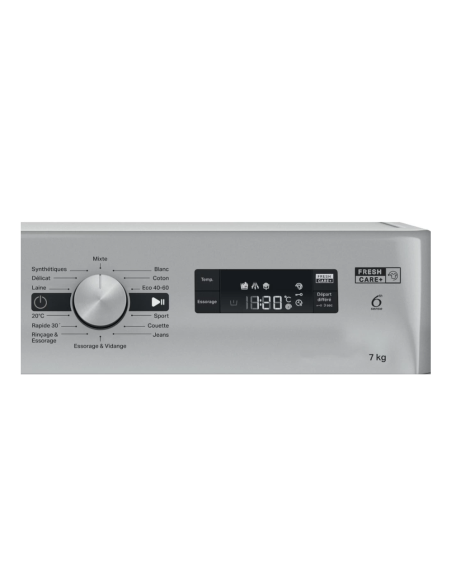 MACHINE A LAVER WHIRLPOOL 7KG 1200TR 6°SENS SILVER