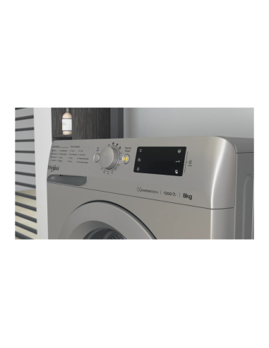 MACHINE A LAVER WHIRLPOOL 8KG 1200TR SILVER