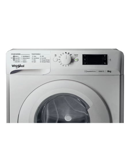 MACHINE A LAVER WHIRLPOOL 8KG 1200TR SILVER