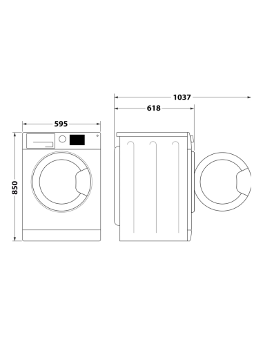 MACHINE A LAVER WHIRLPOOL 8KG 1200TR SILVER