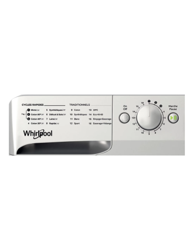MACHINE A LAVER WHIRLPOOL 7KG 1200TR SILVER