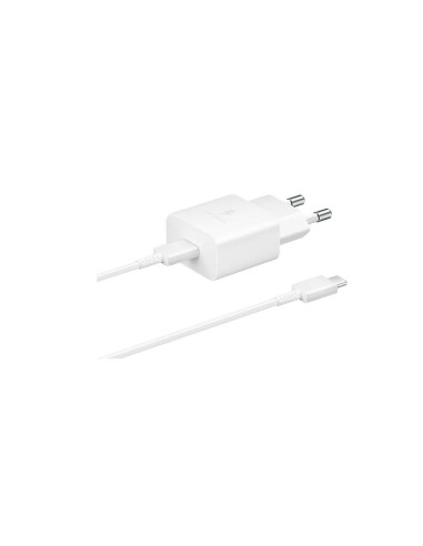 CHARGEUR SAMSUNG 15W C-TO-C AVEC CABLE BLANC