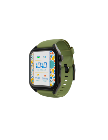 MONTRE CONNECTÉE ORYX U-LEAP PRO GREEN-BF-SLC
