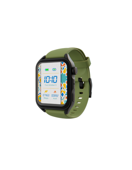 MONTRE CONNECTÉE ORYX U-LEAP PRO GREEN-BF-SLC