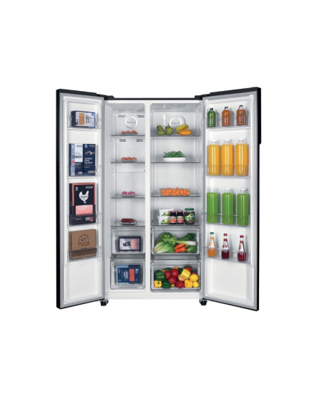 REFRIGERATEUR CANDY SIDE BY SIDE 527L NOIR