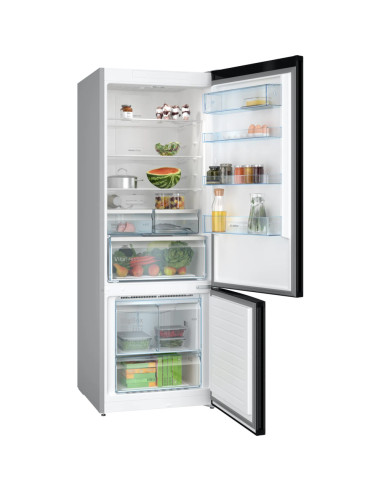 REFRIGERATEUR BOSCH COMBINE 559L INOX NOIR