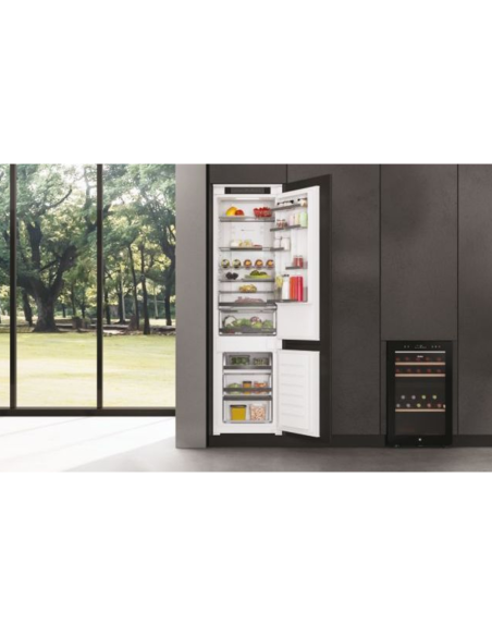 REFRIGERATEUR HAIER ENCASTRABLE 281L  2D 55 SERIE 6 BLANC