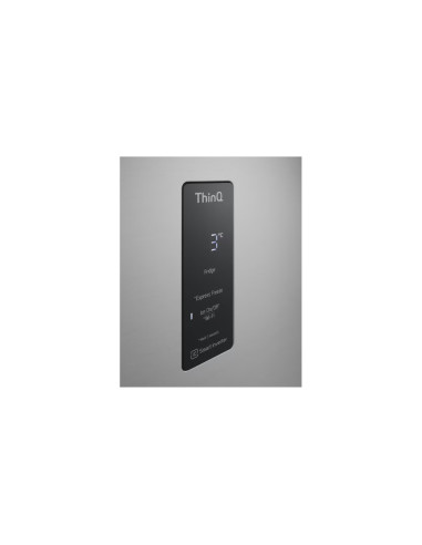 REFRIGERATEUR LG 2 PORTES 461L NET GRIS