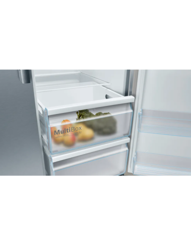REFRIGERATEUR  BOSCH SIDE BY SIDE 616L AVEC AFF INOX