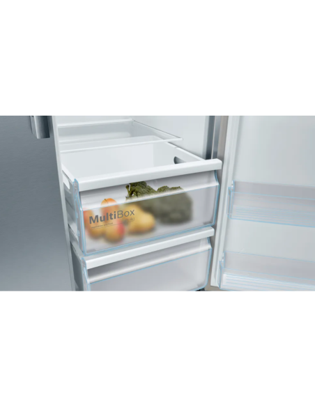 REFRIGERATEUR  BOSCH SIDE BY SIDE 616L AVEC AFF INOX