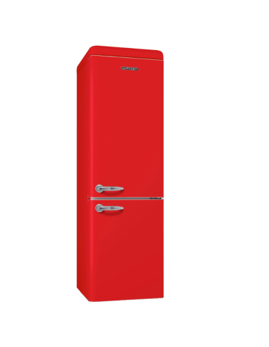 REFRIGERATEUR SCHNEIDER COMBINE 326L ROUGE