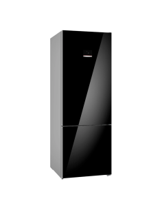 REFRIGERATEUR BOSCH COMBINE 70CM VERRE NOIR