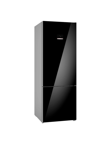 REFRIGERATEUR BOSCH COMBINE 70CM VERRE NOIR
