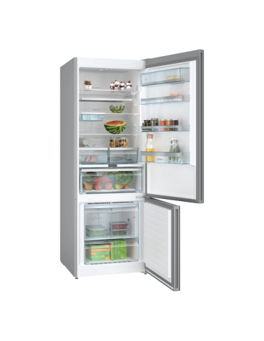 REFRIGERATEUR BOSCH COMBINE 70CM VERRE NOIR