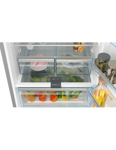 REFRIGERATEUR BOSCH COMBINE 70CM VERRE NOIR
