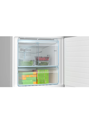 REFRIGERATEUR BOSCH COMBINE 70CM VERRE NOIR