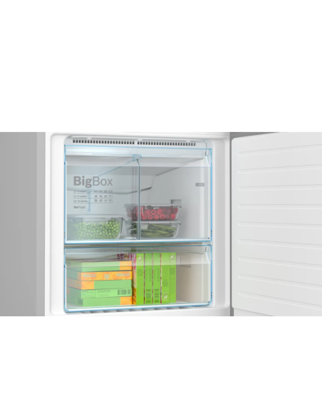 REFRIGERATEUR BOSCH COMBINE 70CM VERRE NOIR