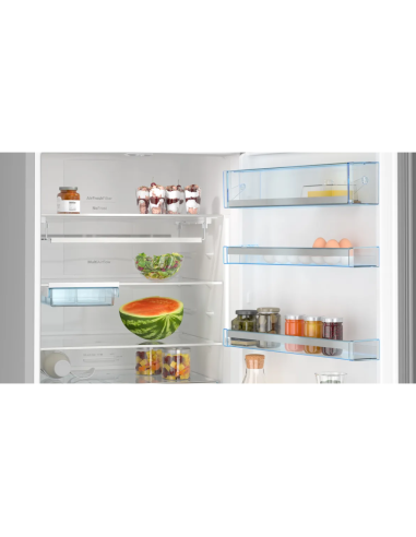REFRIGERATEUR BOSCH COMBINE 70CM VERRE NOIR