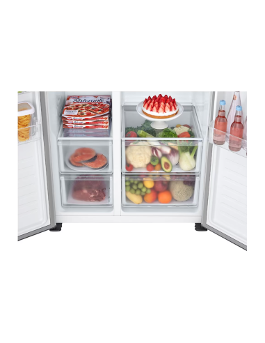 REFRIGERATEUR LG SIDE BY SIDE 423L SILVER