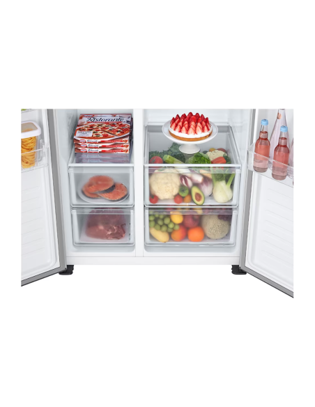 REFRIGERATEUR LG SIDE BY SIDE 423L SILVER