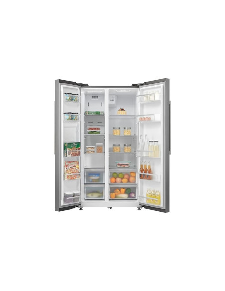 REFRIGERATEUR MIDEA SIDE BY SIDE 530L AVEC AFFICHEUR INOX