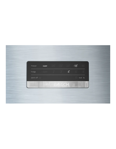 REFRIGERATEUR  BOSCH 2 PORTES 687/641 AVEC AFFICHEUR INOX Serie 6