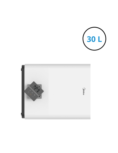 CHAUFFE EAU ELECTRIQUE MIDEA SLIM 2000W 30L SMART DIGITAL  HORIZONTAL/VERTICAL "Sans installation"