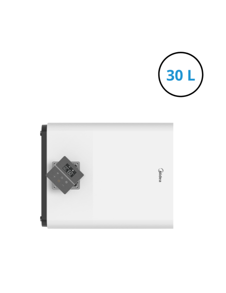 CHAUFFE EAU ELECTRIQUE MIDEA SLIM 2000W 30L SMART DIGITAL  HORIZONTAL/VERTICAL "Sans installation"
