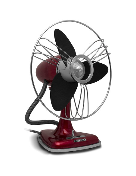 VENTILATEUR THOMSON DE TABLE 30CM 35W ROUGE