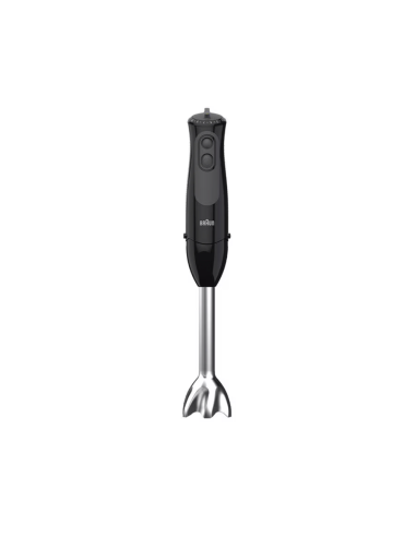 MIXEUR PLONGEANT BRAUN MULTIQUICK 3 SAUCE + MINI HACHOIR + FOUET 900W NOIR