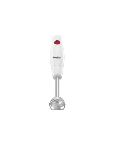 MIXEUR PLONGEANT MOULINEX 350W 2 LAMES PIEDS INOX BLANC