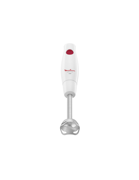MIXEUR PLONGEANT MOULINEX 350W 2 LAMES PIEDS INOX BLANC