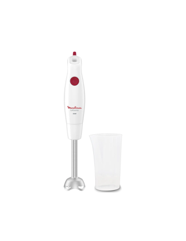 MIXEUR PLONGEANT MOULINEX 350W 2 LAMES PIEDS INOX BLANC