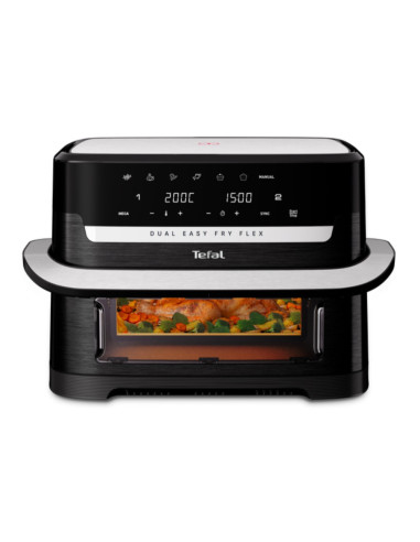 FRITEUSE TEFAL FLEX DUAL EASY FRY 9L NOIR