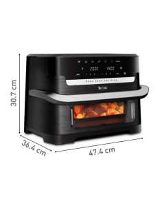 FRITEUSE TEFAL FLEX DUAL EASY FRY 9L NOIR 2