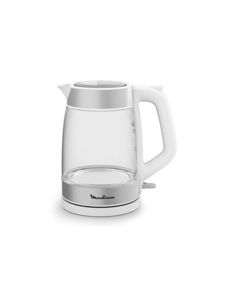 BOUILLOIRE MOULINEX EN VERRE 1,7L 2200W BLC/SILVER