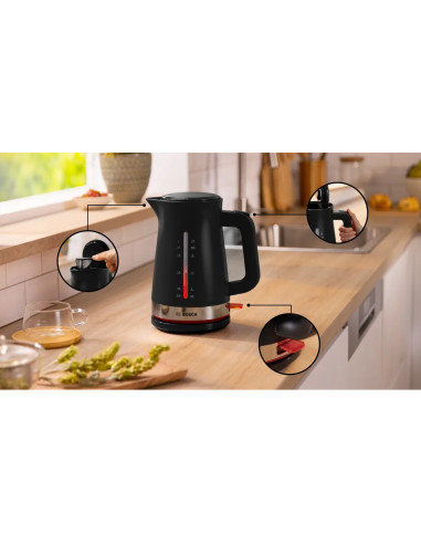 BOUILLOIRE BOSCH MYMOMENT 1.7L NOIR