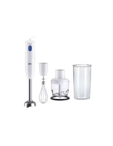 MIXEUR PLONGEANT BRAUN MULTIQUICK 1 + MINI HACHOIR + FOUET