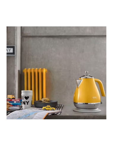 BOUILLOIRE DELONGHI ICONA CAPITALS 1,7 L 2000 W JAUNE