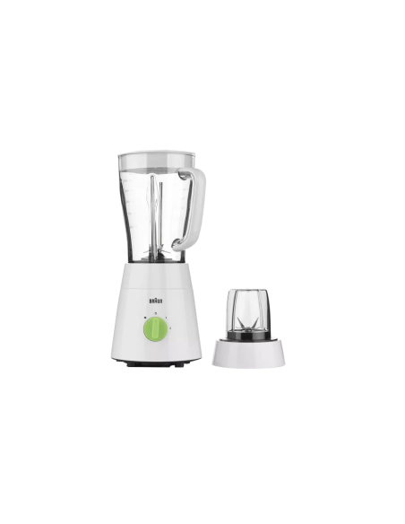 BLENDER BRAUN 2 VITESSES + PULSE - 1,75 L  - 500 W BLANC/VERT