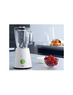 BLENDER BRAUN 2 VITESSES + PULSE - 1,75 L  - 500 W BLANC/VERT 2