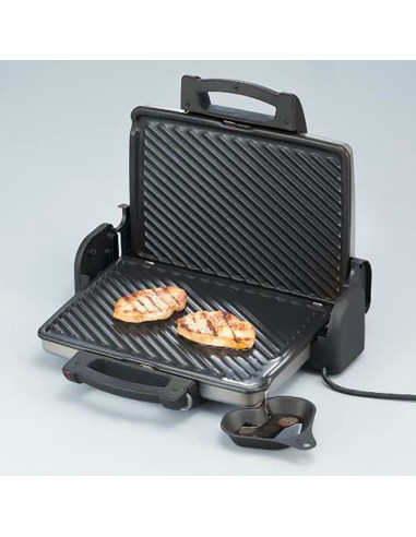 PANINI SEVERIN 1800W GRILL VIANDE GRIS